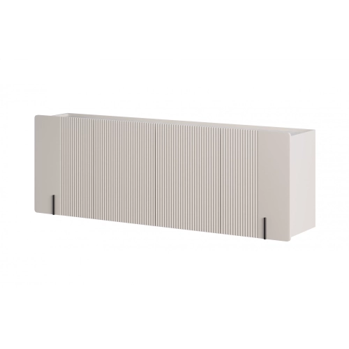 Komoda Malmi 200 cm wisząca - kaszmir / crema bianca / czarny